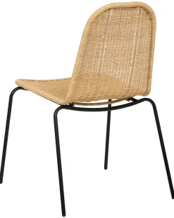 Set di 2 sedie da pranzo ROXTON Rattan Naturale