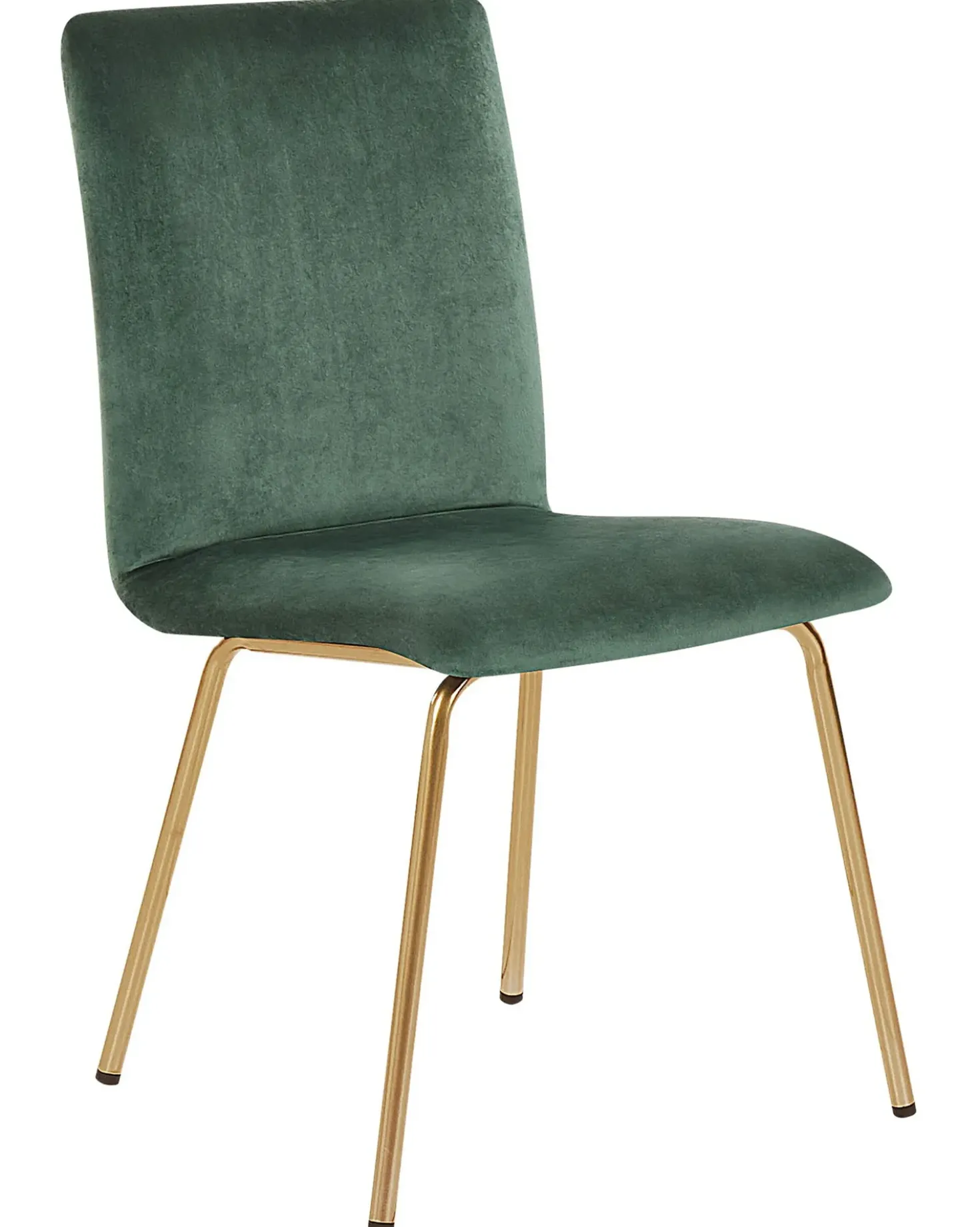 Set di 2 sedie da pranzo RUBIO Velluto Verde smeraldo