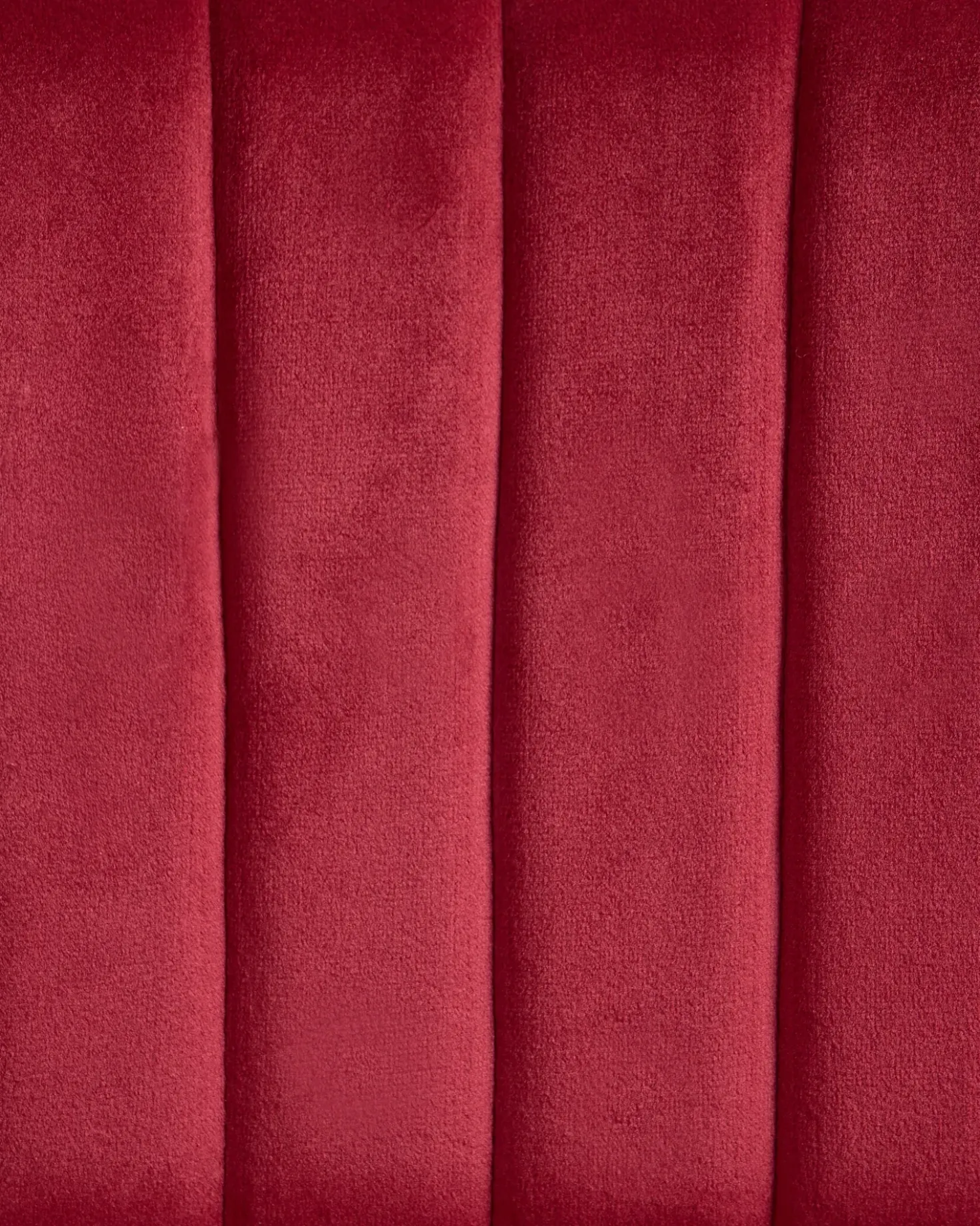 Set di 2 sedie da pranzo SANILAC Velluto Rosso scuro
