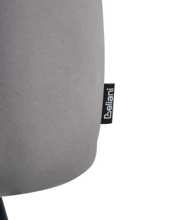 Set di 2 sedie da pranzo SANILAC Velluto Grigio