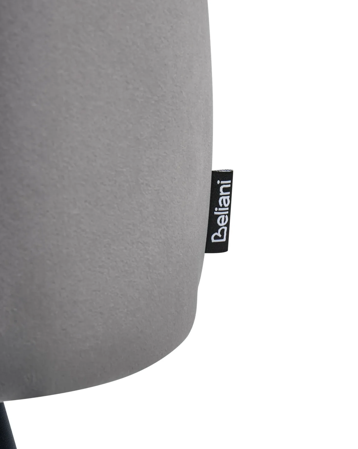 Set di 2 sedie da pranzo SANILAC Velluto Grigio