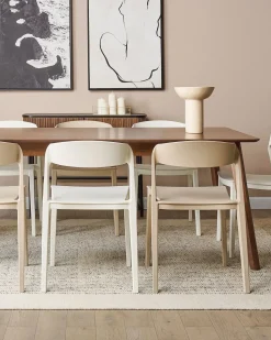 Set di 2 sedie da pranzo SOMERS Bianco