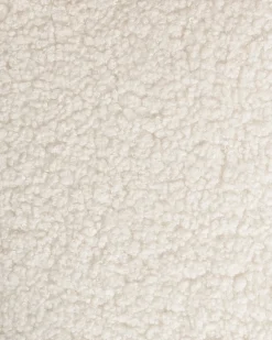 Set di 2 sedie da pranzo SANILAC Bouclé Bianco
