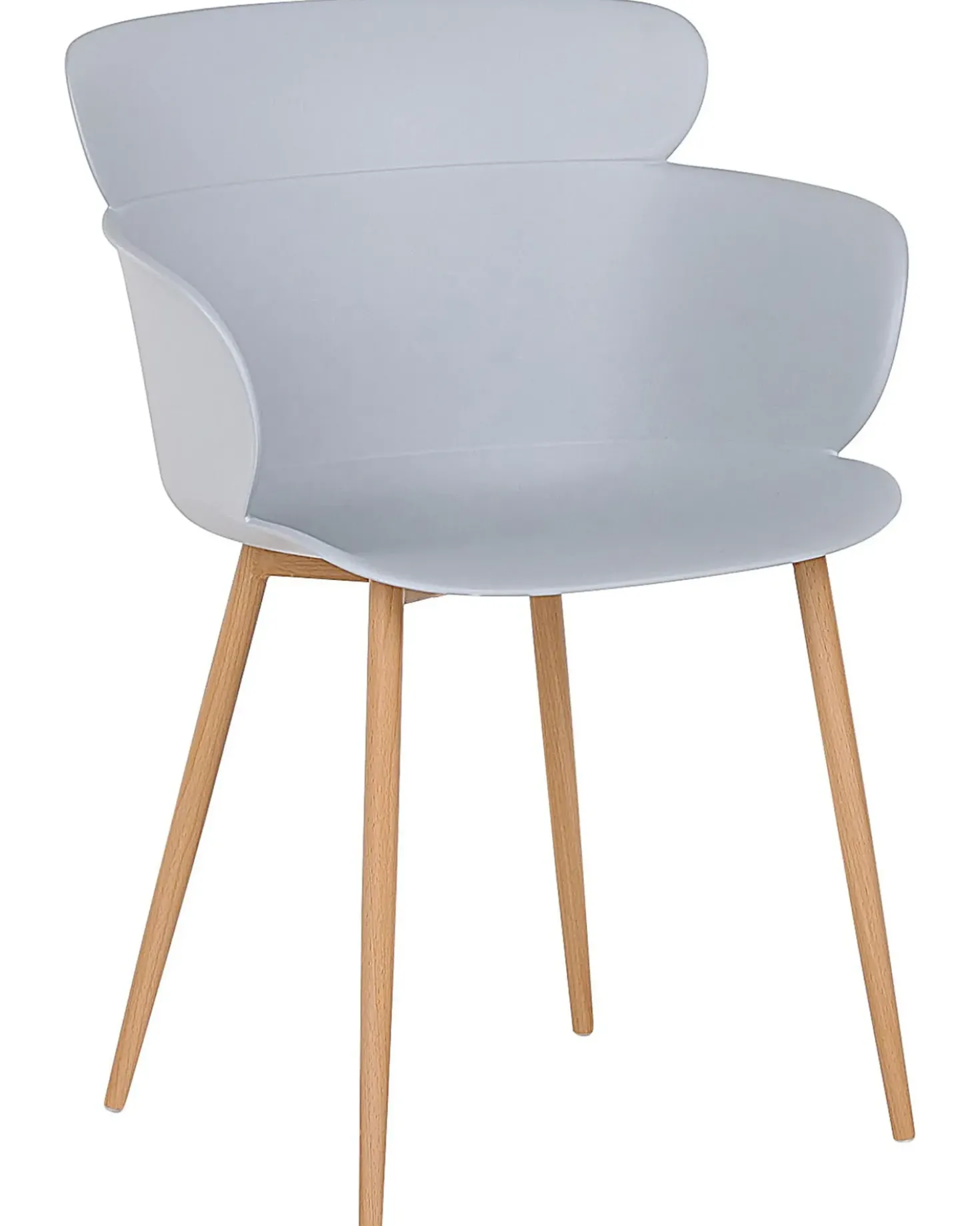 Set di 2 sedie da pranzo SUMKLEY Grigio chiaro