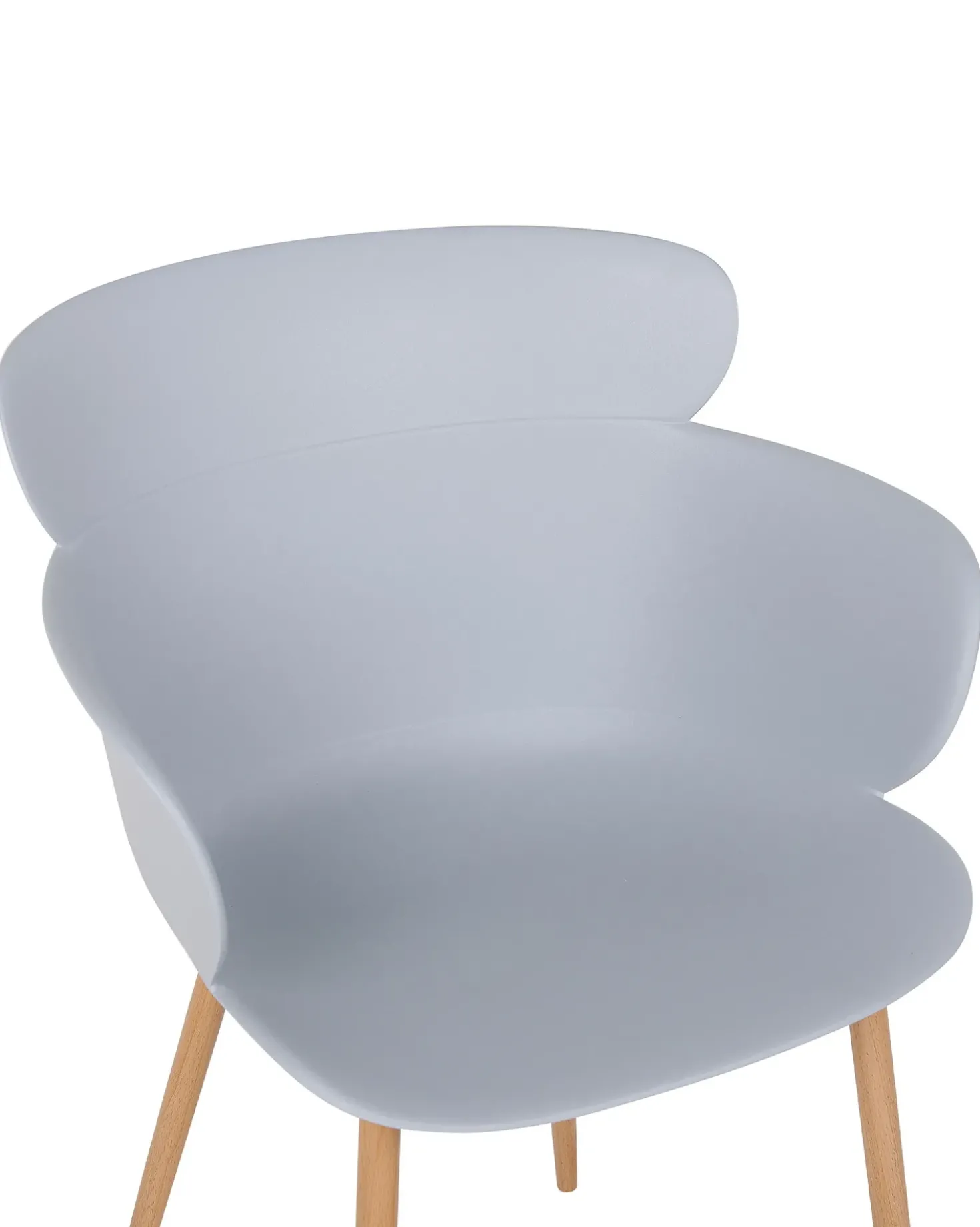 Set di 2 sedie da pranzo SUMKLEY Grigio chiaro