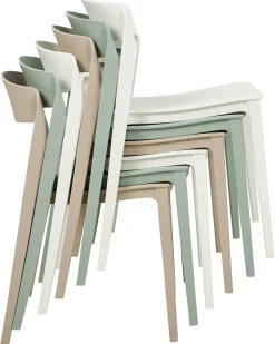 Set di 2 sedie da pranzo SOMERS Beige