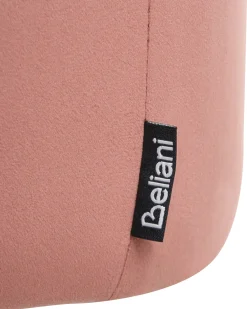 Set di 2 sedie da pranzo SANILAC Velluto Rosa pastello