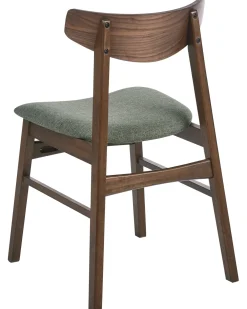 Set di 2 sedie da pranzo SMILEY Legno Marrone/Verde