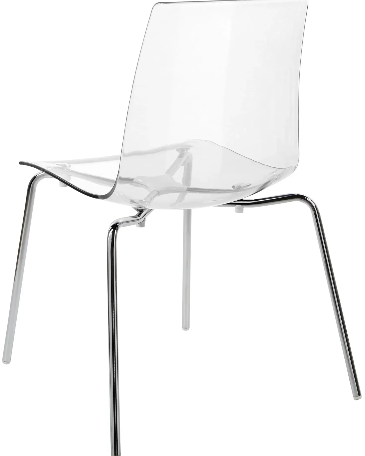 Set di 2 sedie da pranzo SILERTON Trasparente