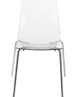 Set di 2 sedie da pranzo SILERTON Trasparente