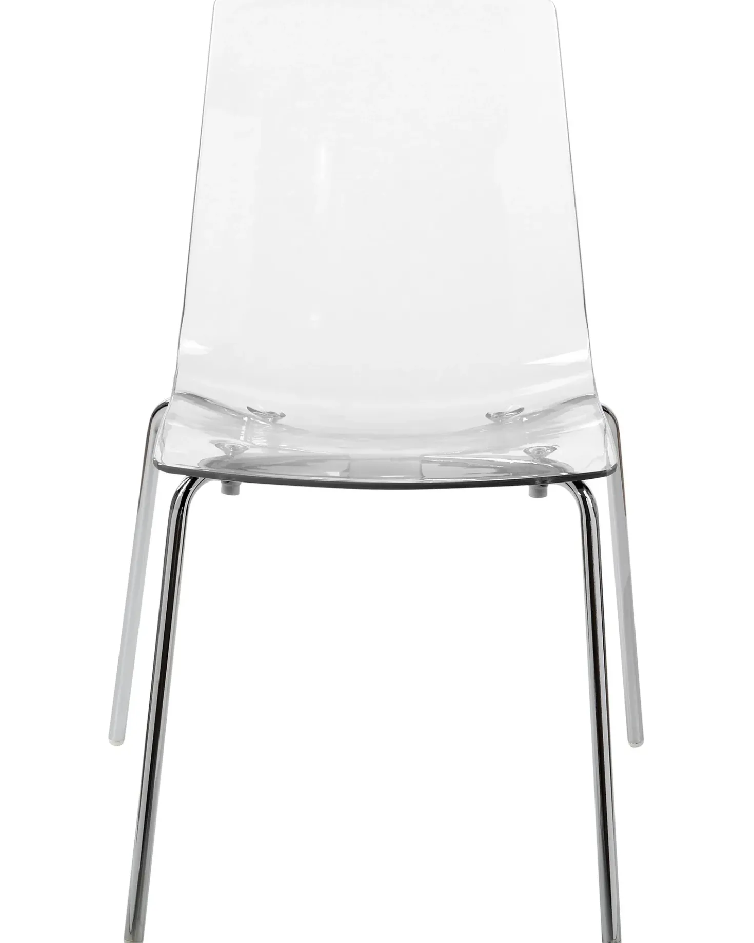 Set di 2 sedie da pranzo SILERTON Trasparente