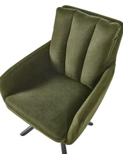 Set di 2 sedie da pranzo SARDOAL Tessuto Verde scuro