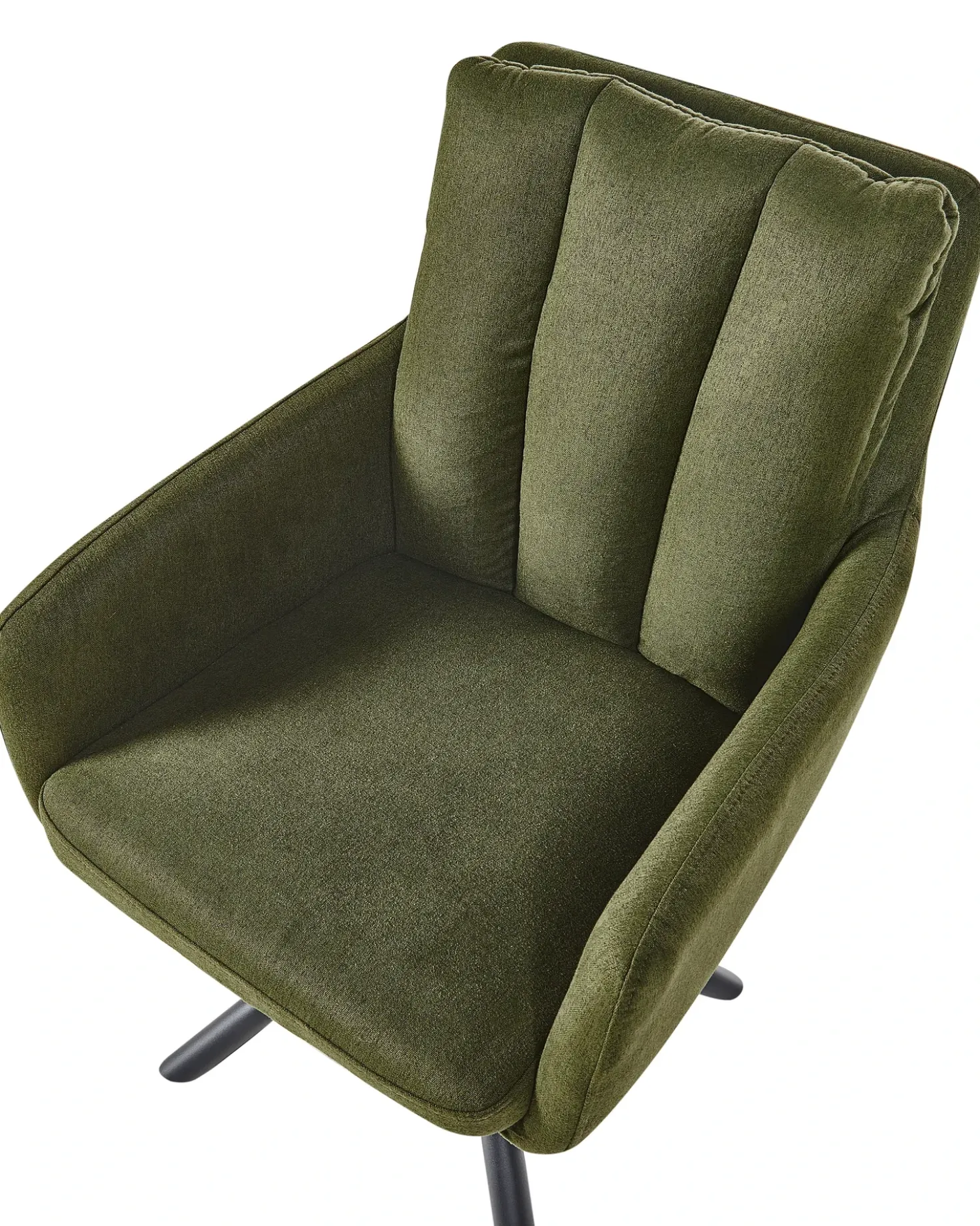 Set di 2 sedie da pranzo SARDOAL Tessuto Verde scuro