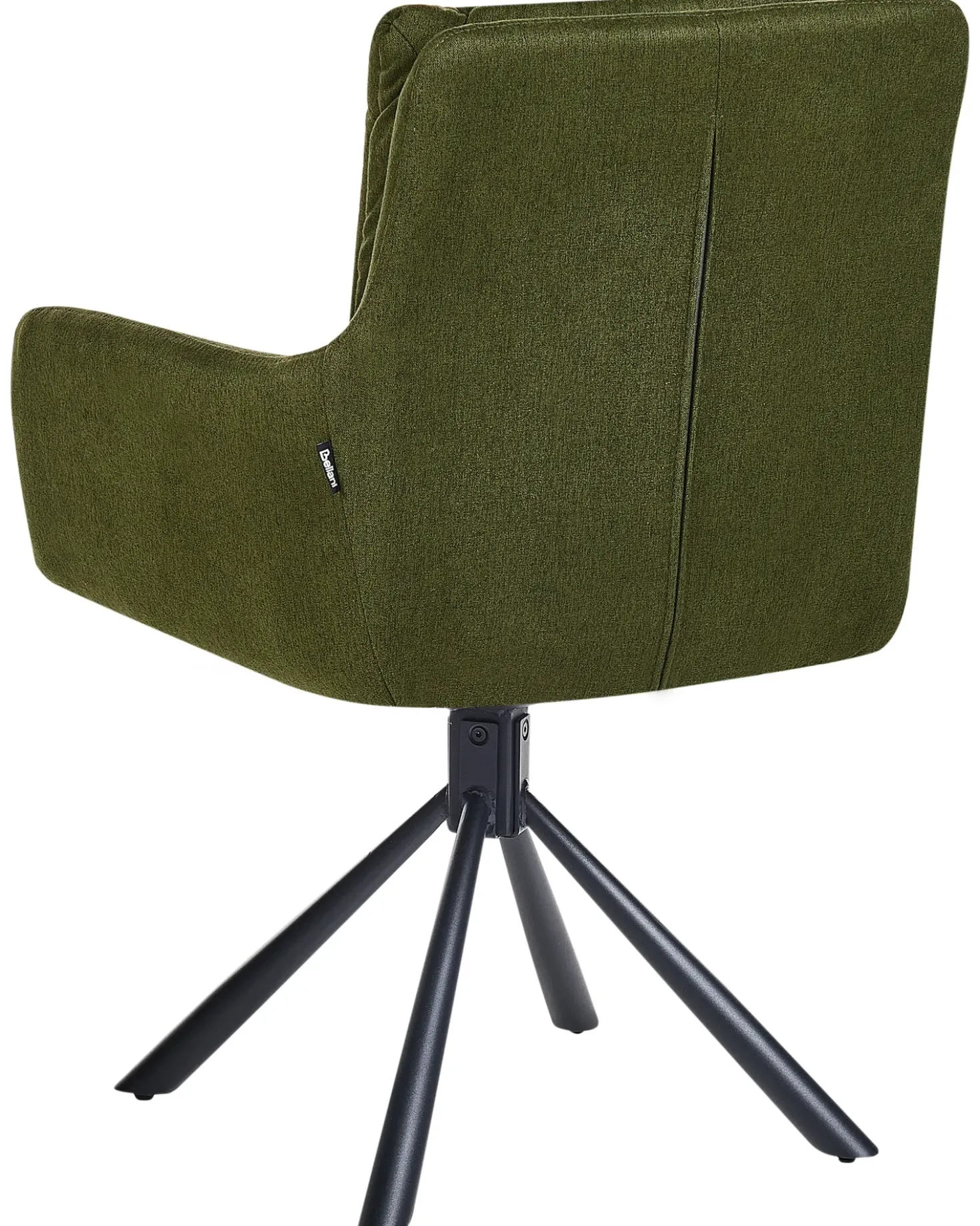 Set di 2 sedie da pranzo SARDOAL Tessuto Verde scuro