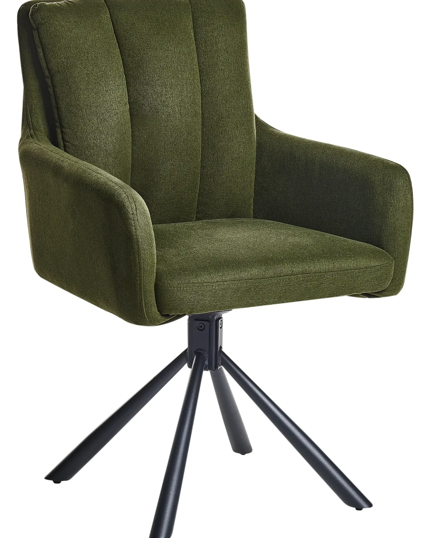 Set di 2 sedie da pranzo SARDOAL Tessuto Verde scuro
