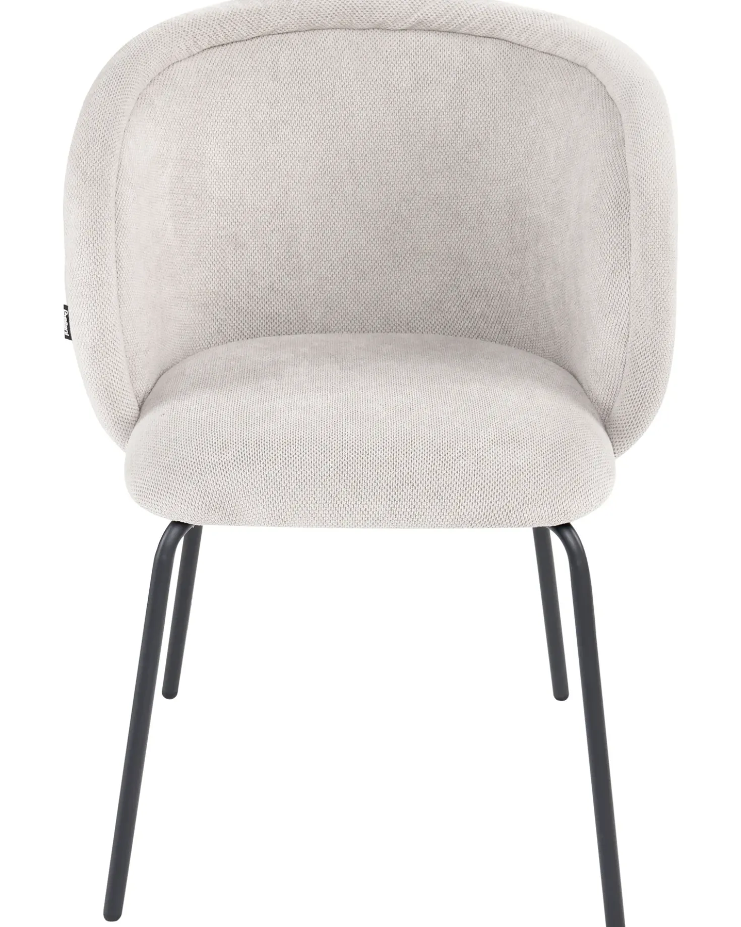 Set di 2 sedie da pranzo SARASOTA Tessuto Bianco sporco