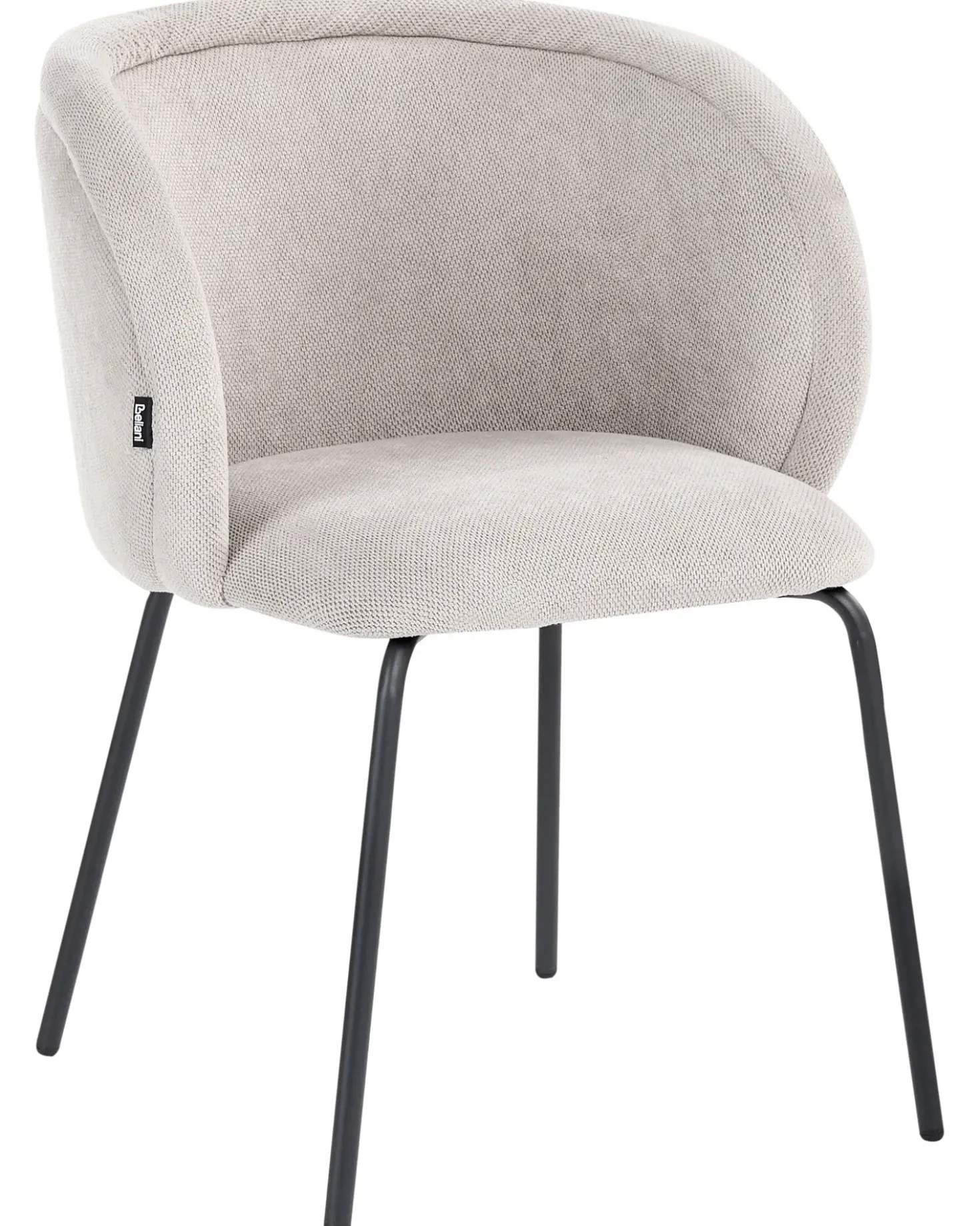 Set di 2 sedie da pranzo SARASOTA Tessuto Bianco sporco