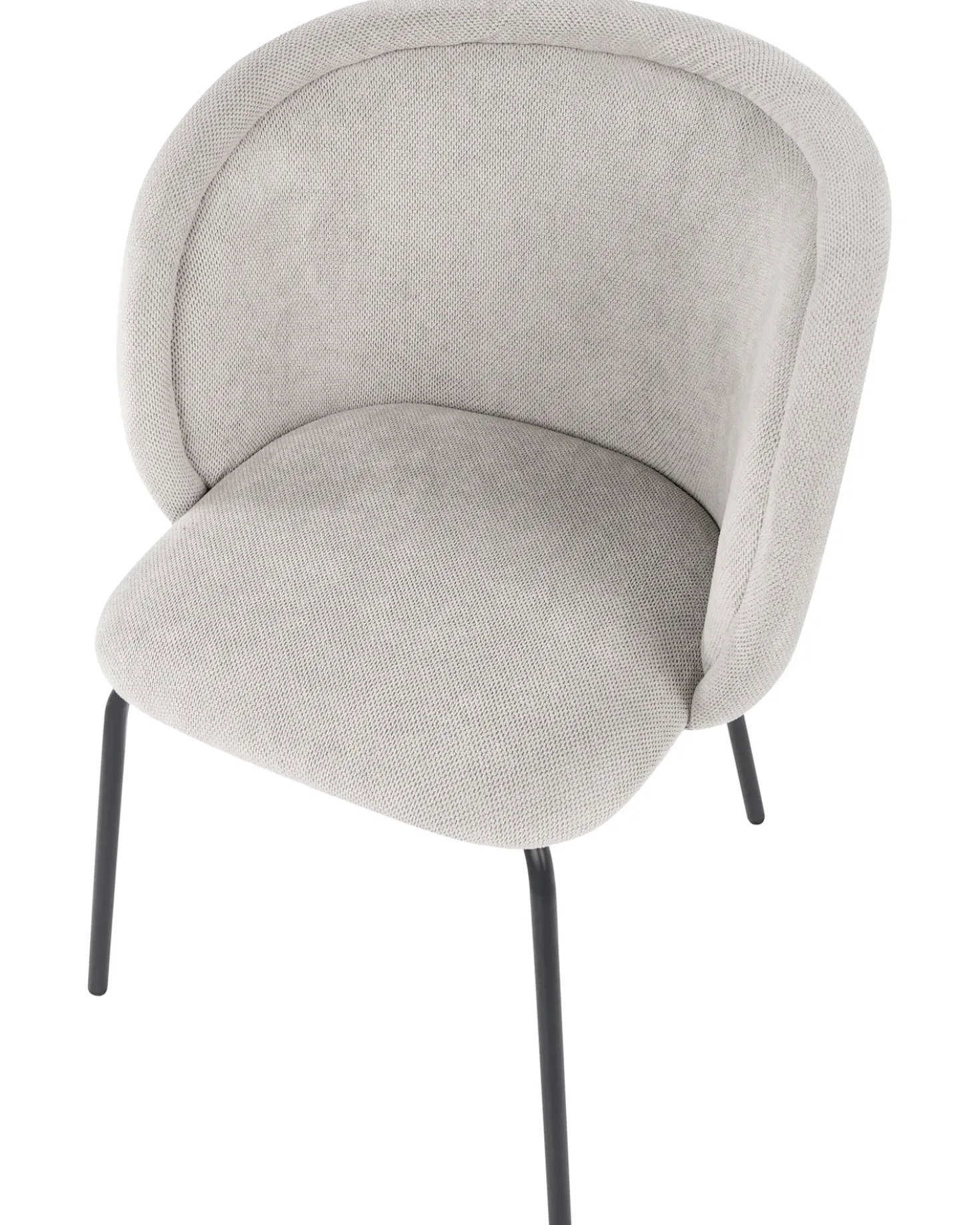 Set di 2 sedie da pranzo SARASOTA Tessuto Bianco sporco