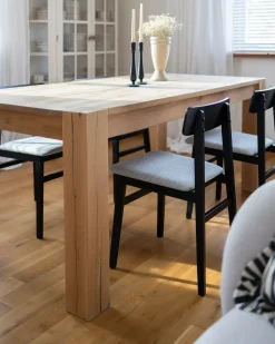 Set di 2 sedie da pranzo STACY Legno Grigio chiaro