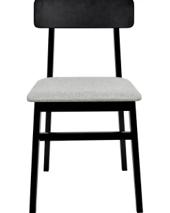 Set di 2 sedie da pranzo STACY Legno Grigio chiaro
