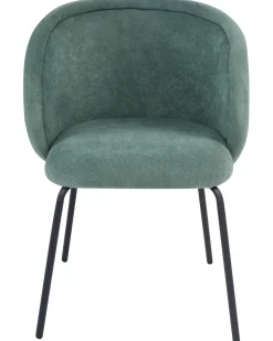 Set di 2 sedie da pranzo SARASOTA Tessuto Verde chiaro