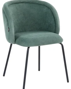 Set di 2 sedie da pranzo SARASOTA Tessuto Verde chiaro