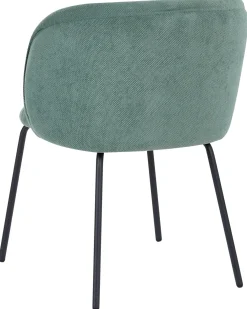 Set di 2 sedie da pranzo SARASOTA Tessuto Verde chiaro