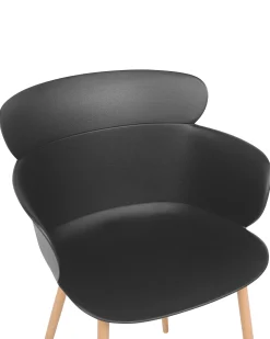 Set di 2 sedie da pranzo SUMKLEY Nero
