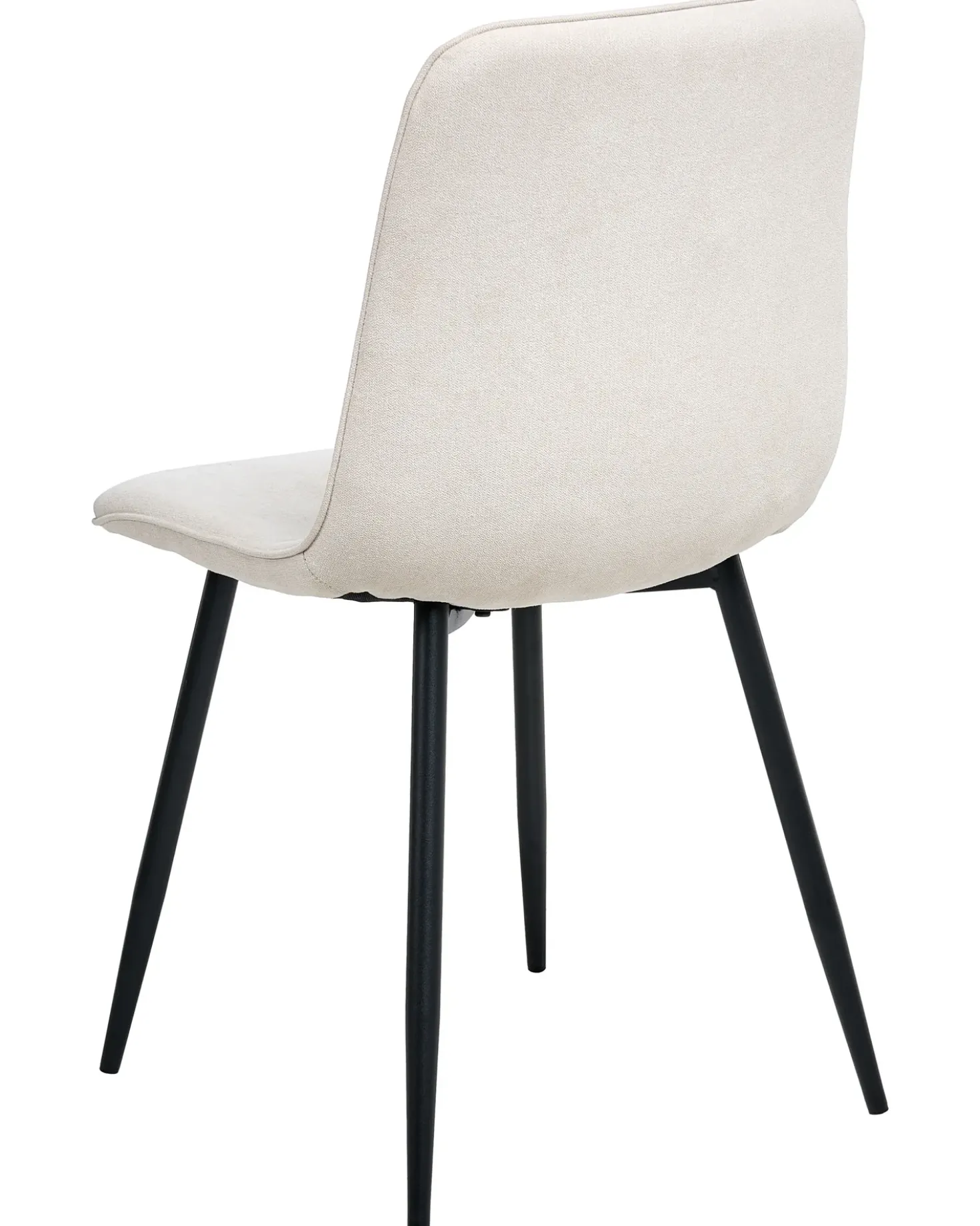 Set di 4 sedie da pranzo TUSCOLA Tessuto Beige chiaro