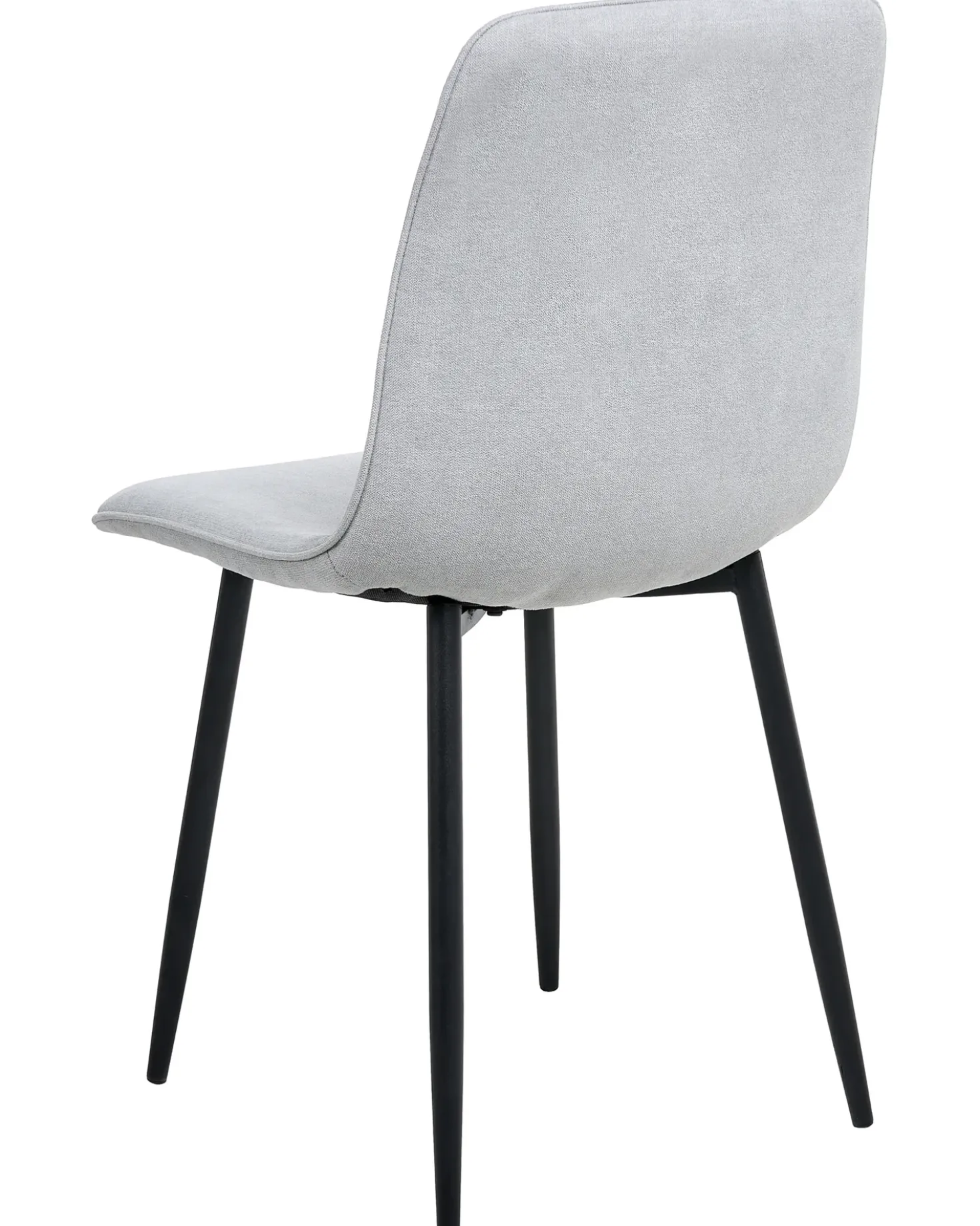Set di 4 sedie da pranzo TUSCOLA Tessuto Grigio chiaro
