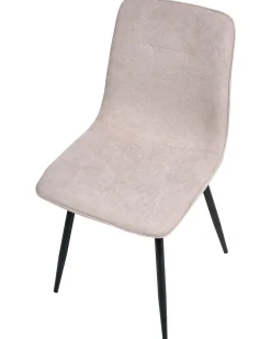 Set di 4 sedie da pranzo TUSCOLA Tessuto Beige