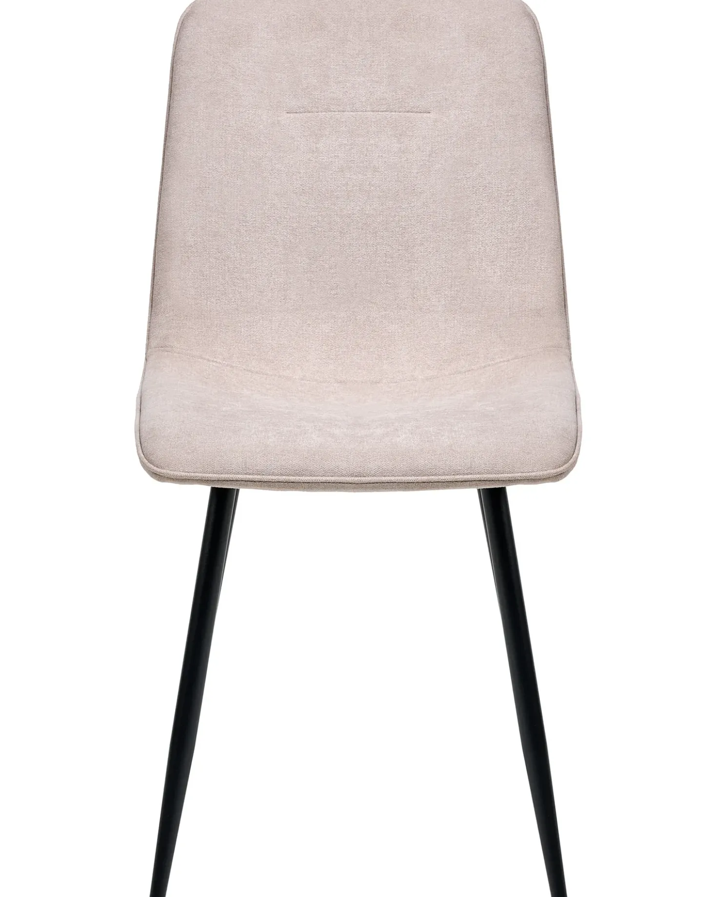 Set di 4 sedie da pranzo TUSCOLA Tessuto Beige
