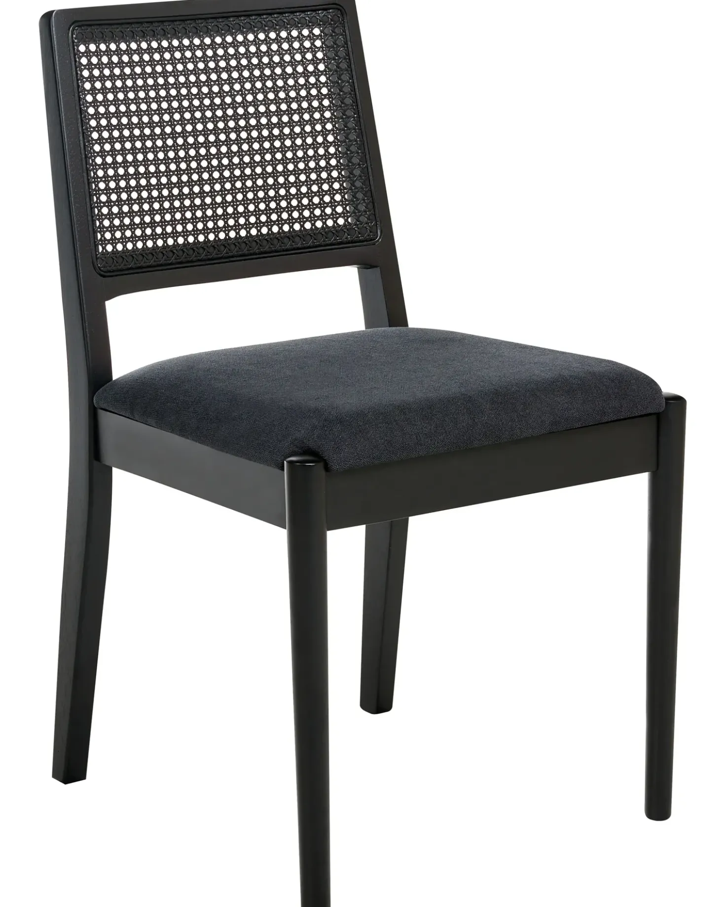 Set di 2 sedie da pranzo TAMARAC Legno Nero