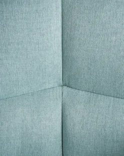 Set di 2 sedie da pranzo TIRANO Lino sintetico Azzurro