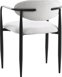Set di 2 sedie da pranzo TANEVIK Tessuto Bianco sporco
