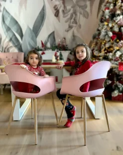 Set di 2 sedie da pranzo UTICA Rosa