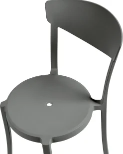 Set di 8 sedie da pranzo VIESTE Grigio scuro