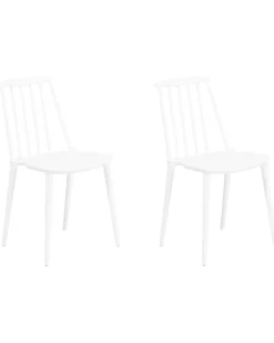 Set di 2 sedie da pranzo VENTNOR Bianco