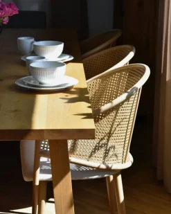 Set di 2 sedie da pranzo WEIMAR Metallo Marrone chiaro