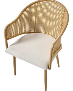 Set di 2 sedie da pranzo WEIMAR Metallo Marrone chiaro