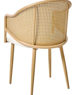 Set di 2 sedie da pranzo WEIMAR Metallo Marrone chiaro