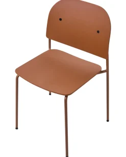 Set di 2 sedie da pranzo WINDUST Metallo Arancione