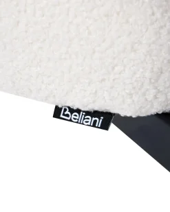 Set di 2 sedie da pranzo WONDER Bouclé Bianco sporco