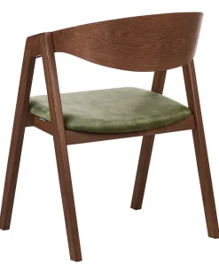 Set di 2 sedie da pranzo YUBA Legno Verde scuro