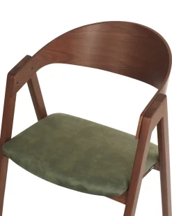 Set di 2 sedie da pranzo YUBA Legno Verde scuro