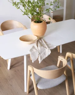 Set di 2 sedie da pranzo YUBA Legno Grigio chiaro