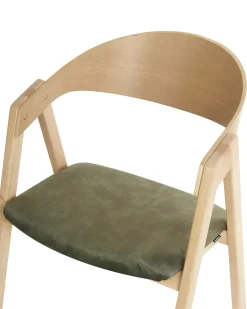 Set di 2 sedie da pranzo YUBA Legno Verde scuro