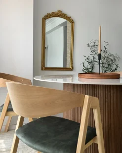 Set di 2 sedie da pranzo YUBA Legno Verde scuro