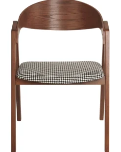 Set di 2 sedie da pranzo YUBA Legno Nero/Bianco