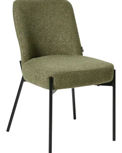 Set di 2 sedie MALIN Bouclé Verde scuro